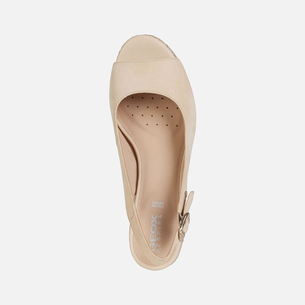 Sandales Geox Ponza - Beige - Femme 260937-VYT